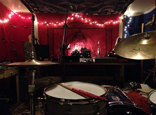 Eric and Betty hard at work at Folk reels.